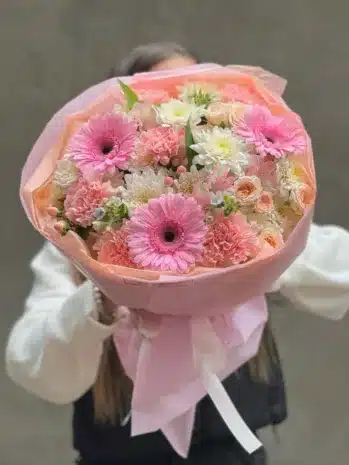 Delicado Manual de Gerberas y Pompones | Para Regalarle un Momento de Felicidad