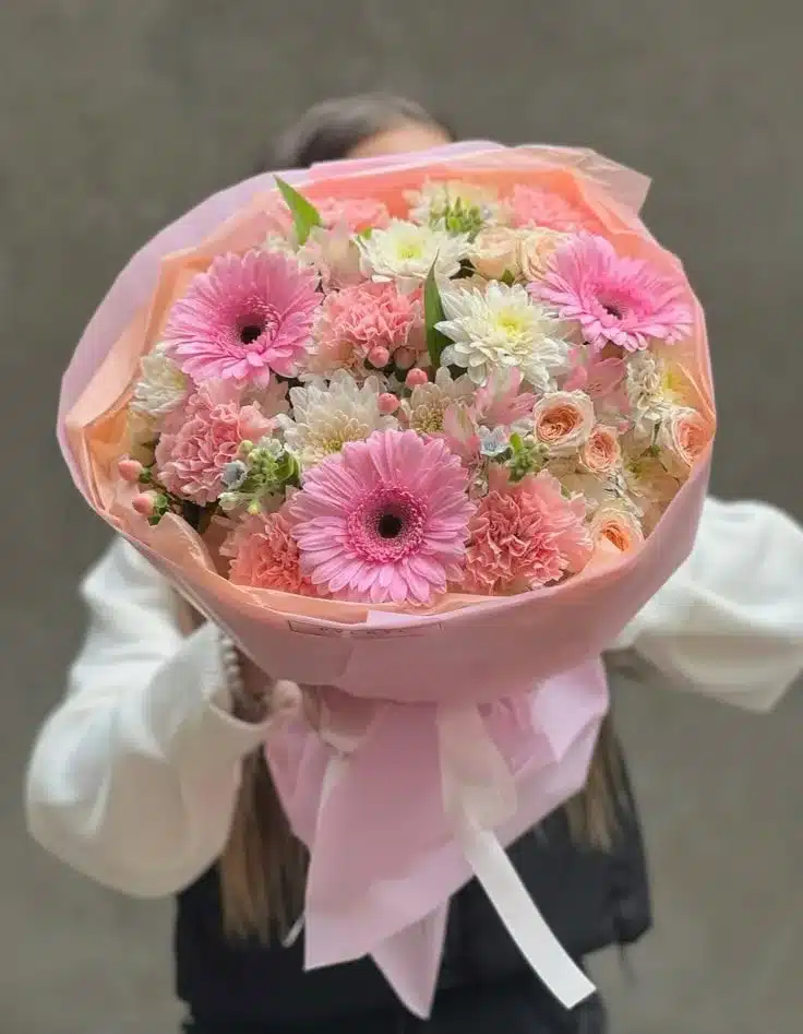 Delicado Manual de Gerberas y Pompones | Para Regalarle un Momento de Felicidad