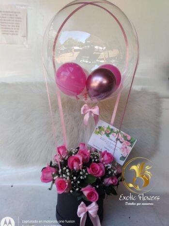 Ramo de Flores con Globo: Detalles que Encantan