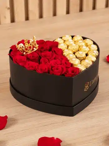 Corazón de Rosas y Chocolates · Un Detalle Para Enamorarte