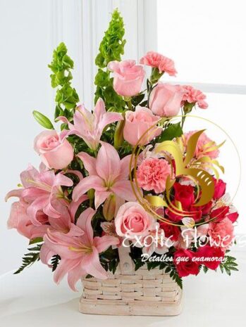 Ramo de Lirios y Rosas Armonia Floral