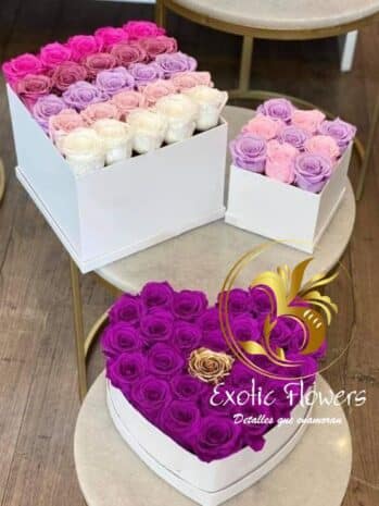 Caja de Rosas  para Cumpleaños