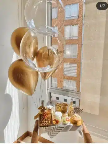 Desayuno especial para papá con globo del Día del Padre y detalles sorpresa a domicilio