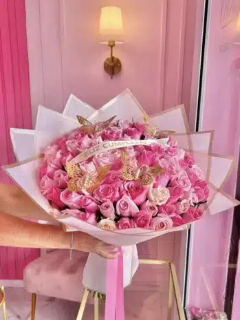 Bouquet de 100 Rosas •Cuando un Cumpleaños Merece Algo Extraordinario