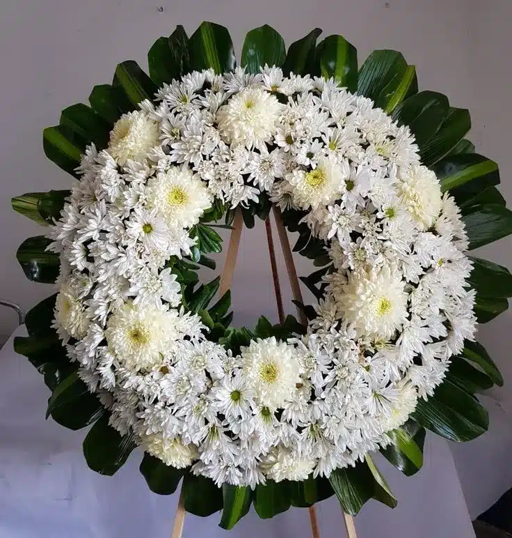 Ramo de flores de condolencias-Floristería Exotic Flowers Bucaramanga