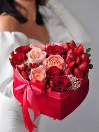 Corazón de Rosas y Fresas Frescas: Un Mensaje de Amor y Reconciliación