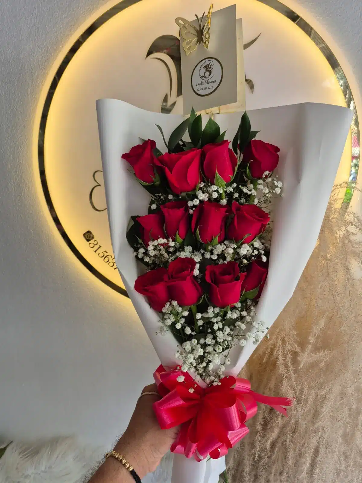 Ramos de flores para San Valentín. Entregas a domicilio en Floristería Exotic Flowers Bucaramanga