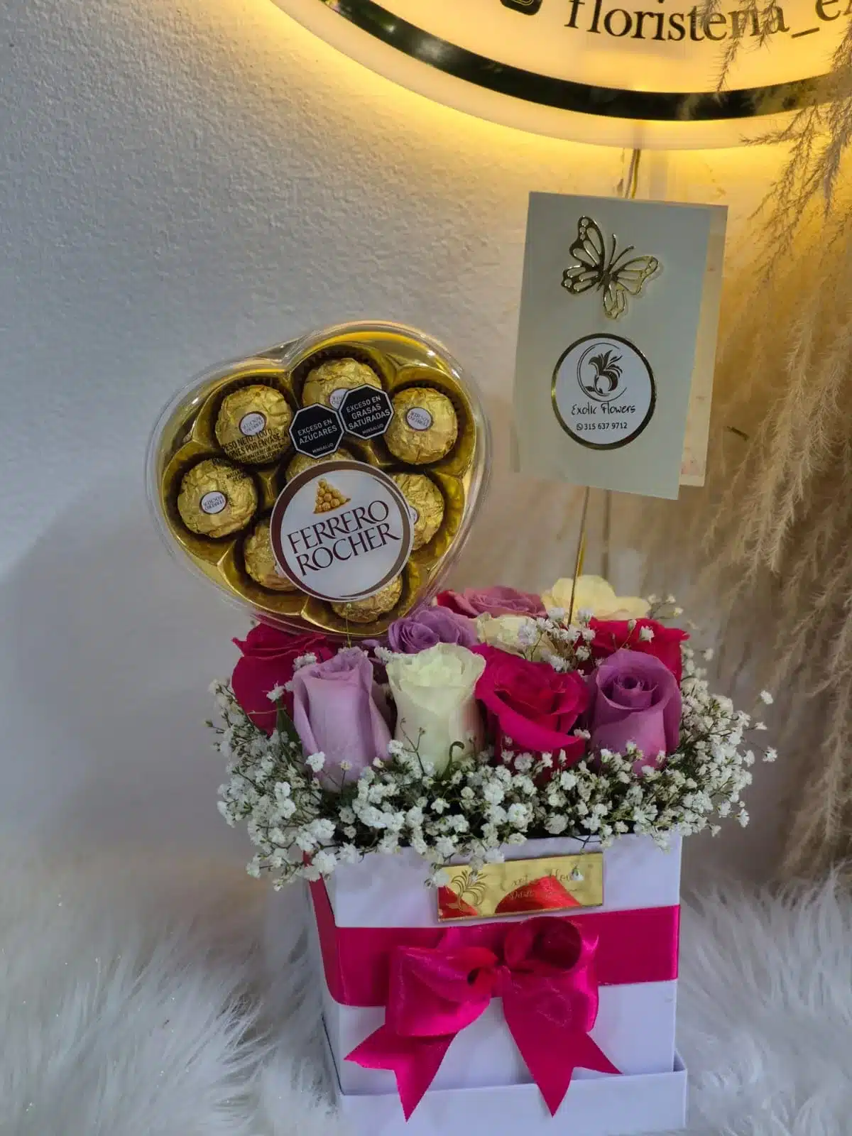 Ramos de flores para San Valentín. Entregas a domicilio en Floristería Exotic Flowers Bucaramanga