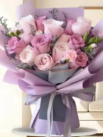 Bouquet de Rosas delicadas| Regalo Encantador para Mamá