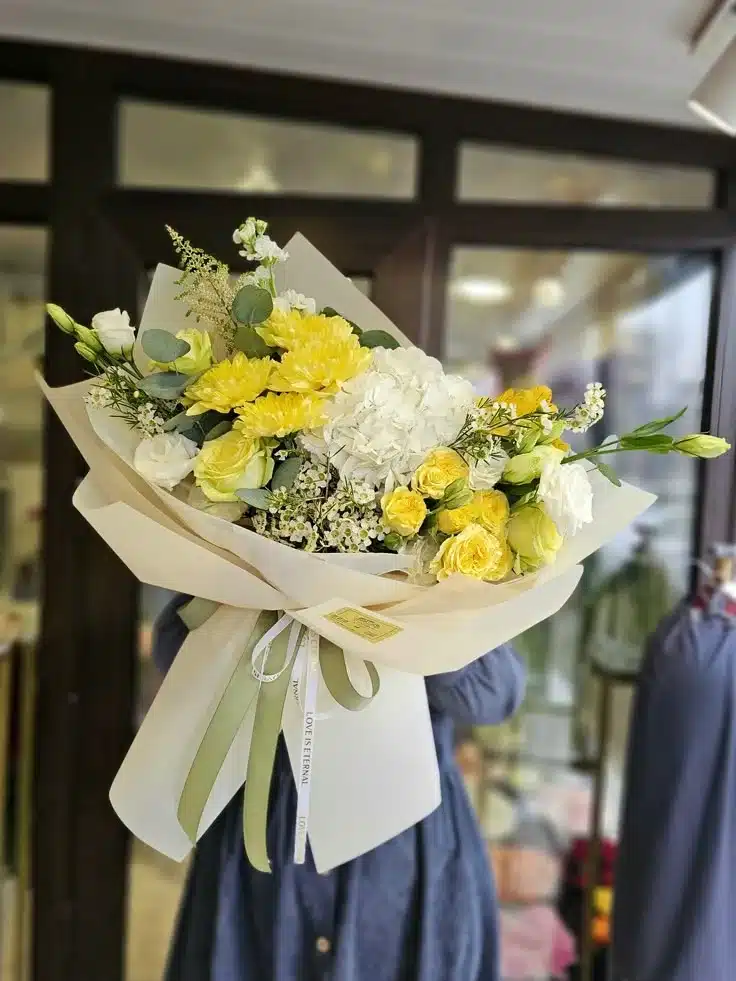 Ramo de Flores Amarillas · Gracias Por Ser Parte De Mi Historia