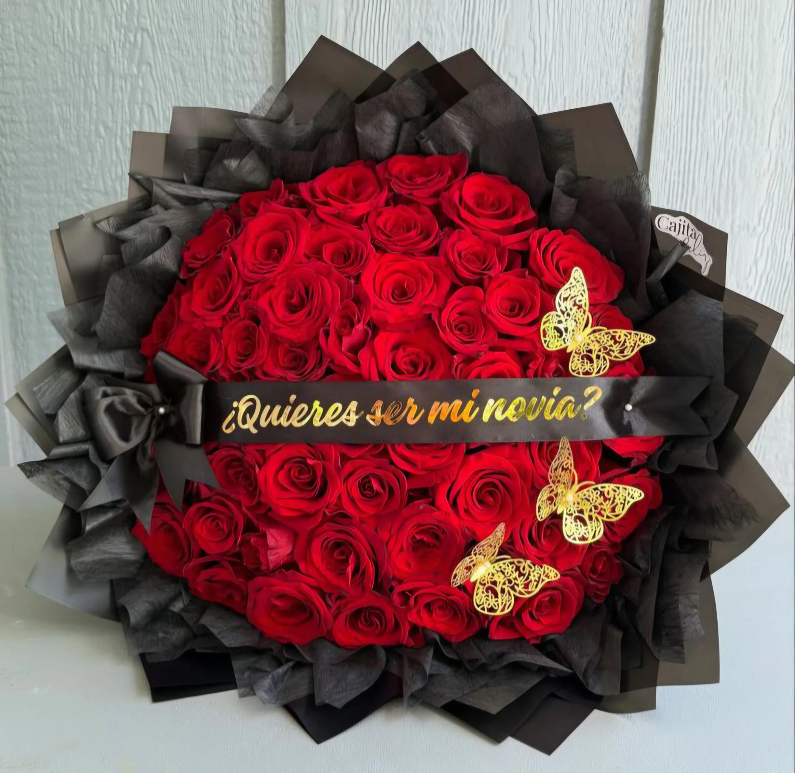 Bouquet de Rosas Rojas para Pedirle que Sea Tu Novia